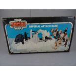 Star Wars - Original boxed Kenner Star Wars No 39830 Imperial Attack Base Play set appearing