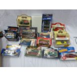 Approx 35 boxed die-cast vehicles to include Dinky, Corgi, Vanguards, Lledo, Maisto, plus a small