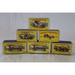 Six Boxed Lesney Matchbox ' Models of Yesteryear ' - Y-7, Y-12 x 2, Y-4, Y-13, Y-3