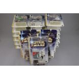 Star Wars - Collection of 23 carded and unopened Hasbro Star Wars figures circa early 2000s