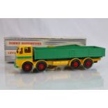 Boxed Dinky Supertoys 934 Leyland Octopus Wagon with yellow cab and chassis, green band to cab,