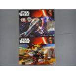 Star Wars - Two boxed Disney Hasbro Star Wars vehicle & figure sets to include Boba Fett Slave I (