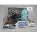 Film Autograph - Boxed Hasbro Star Wars Sab Diego Comic Con Disturbance In The Force figure set