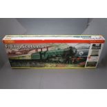 Boxed Hornby OO gauge R1039 Flying Scotsman train set, complete and appearing unused