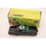 Boxed Corgi 268 The Green Hornet Black Beauty diecast is vg but figure/button action is poor, with