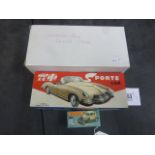 Three boxed diecast vehicles to include Danbury Mint Mercedes-Benz 300 SL 1954, Matchbox 75 new