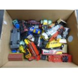 Collection of play worn diecast model vehicles to include Matchbox, Corgi etc