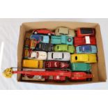 Collection of 20 vintage Corgi and Dinky diecast vehicles and accessories to include Corgi The