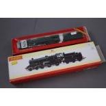 Two boxed Hornby OO gauge locomotives to include DCC Ready R2714 BR Standard 4 75005 and R063 BR