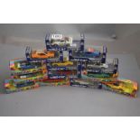 Seven Boxed Norev Jet-Cars together with Six Boxed Norev Speed Run Jet Cars
