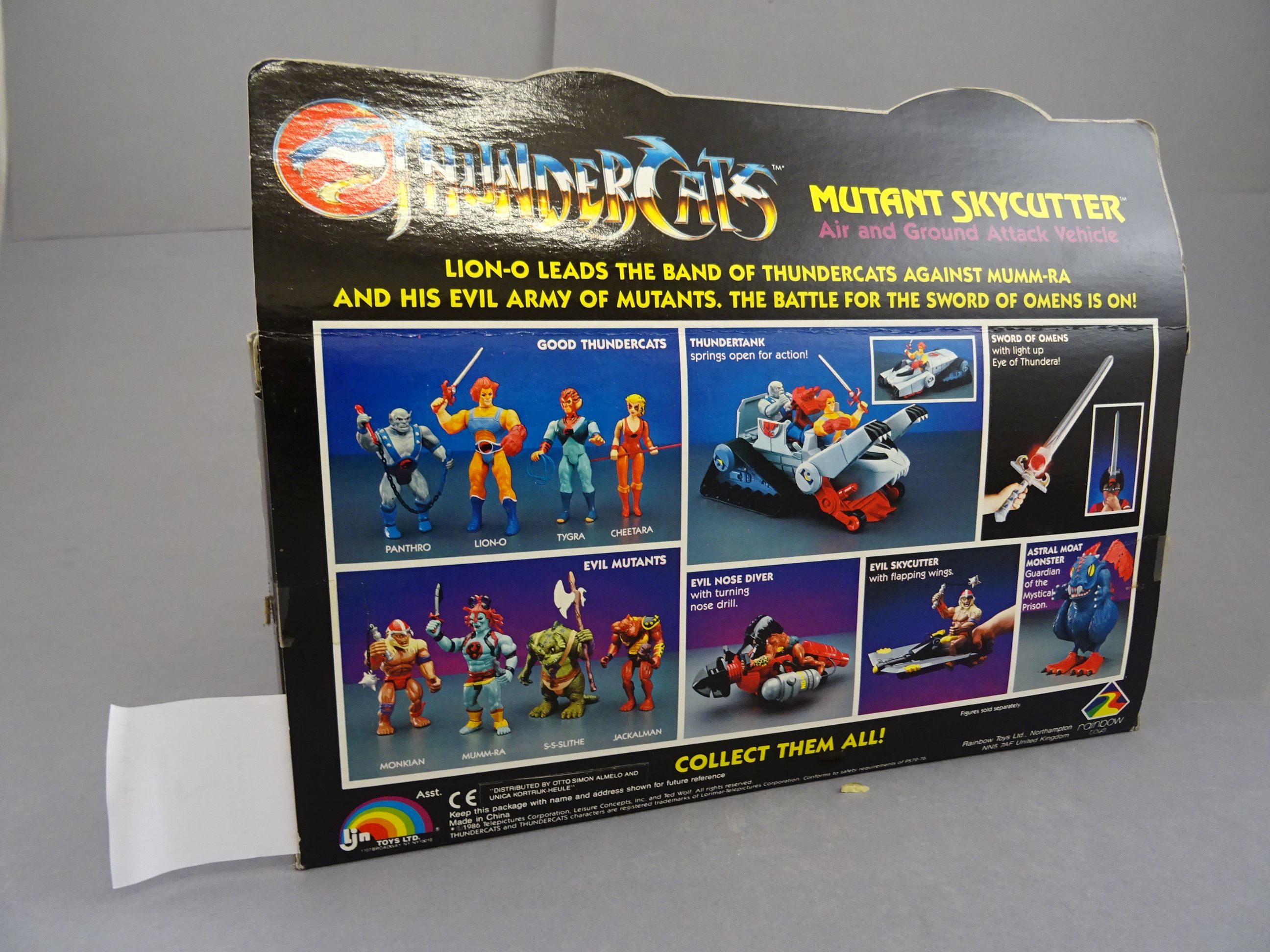 Original boxed LJN Thundercats Mutant Skycutter Air and Ground Attack Vehicle, box appears to be - Image 3 of 3
