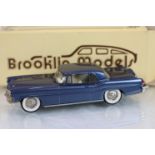 Boxed Brooklyn Models 1:43 BRK 11 1956 Lincoln Continental Mark II Coupe in metallic dark blue,