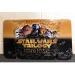 Star Wars Autographs - A stunning promotional cardboard Star Wars special edition film sign signed