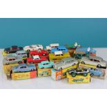 17 Original Dinky diecast models all with incorrect boxes to include Talbot Lago, Cooper Bristol,