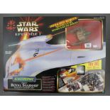 Star Wars - Boxed Hasbro Star Wars Episode I Electronic Naboo Royal Starship Blockade Cruiser