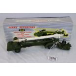 Boxed Dinky Supertoys 666 Missile Erect Vehicle with Corporal Missile and Launching Platform,