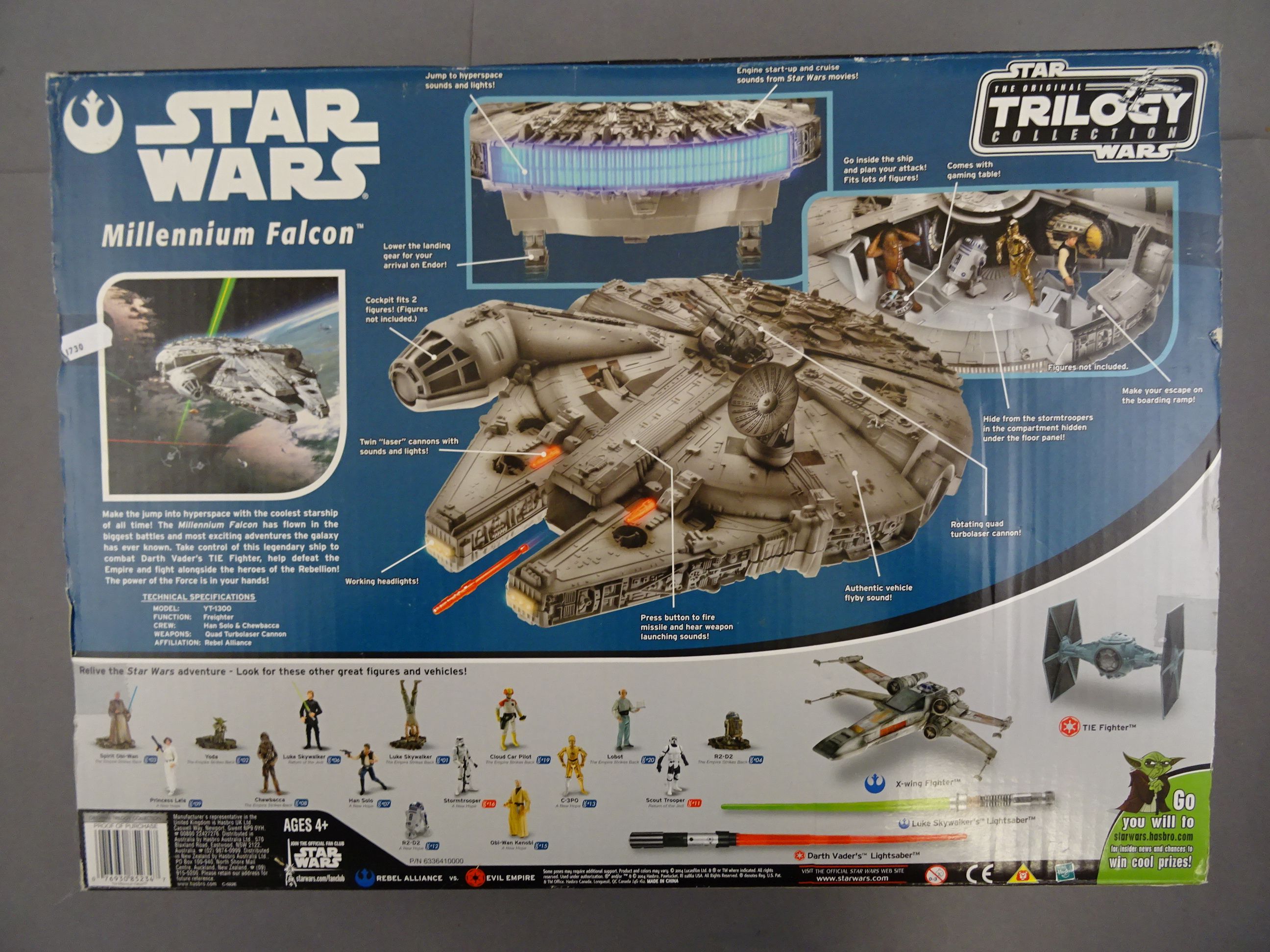 Star Wars - Boxed Hasbro The Original Trilogy Collection Millennium Falcon, complete - Image 2 of 2