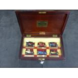 Wooden cased Diecast Matchbox Models of Yesteryear Connoisseurs Collection Ltd Edition six car set