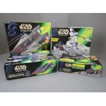 Star Wars - Four boxed Kenner Star Wars The Power of the Force to include Hoth Batle, A-Wing