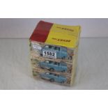 Sealed & unopened trade pack of six original Dinky 407 Ford Transit Van models, condition is good