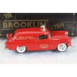 Boxed Brooklyn Collections 1:43 BRK 26A 1955 Chevrolet Fire Marshal's Truck Rock County in red,