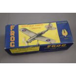 Boxed Frog Single Seat Fighter mark V appearing complete with instructions
