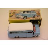 Boxed Dinky 407 Ford Transit Van with Kenwood decals, diecast excellent, box gd, complete with
