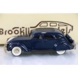 Boxed Brooklyn Models 1:43 BRK 7 1934 Chrystler Airlfow 4 Door Sedan in dark blue, diecast