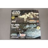 Star Wars - Two boxed Kenner Electronic Collector Fleets to include Star Destroyer & Rebel