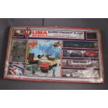 Boxed Lima OO gauge Super Freight Flyer train set with The Fife and Forfar Yeomanry engine