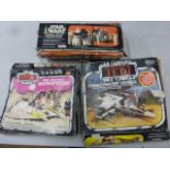 Star Wars - three boxed Palitoy Star Wars vehicle sets to include Imperial Troop Transporter, X-Wing