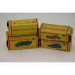Four boxed Dinky Dublo vehicles to include 063 Commer Van (missing end flaps), 064 Austin Lorry, 062