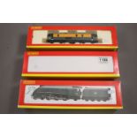 Three incorrectly boxed Hornby OO gauge locomotives to include Dominion of Canada, Diesel 73110