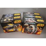 Star Wars - Five boxed Hasbro Star Wars Revenge of the Sith vehicles to include Plo Koon's Jedi