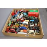 Large Tray of Mixed Diecast Vehicles including Two Boxed Rio Cars, Loose Playworn Rio Cars and
