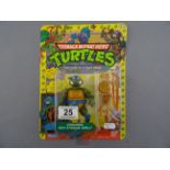 Original carded Playmates Bandai Teenage Mutant Hero Turtles Leonardo with Storage Shell figure,