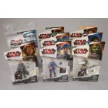 Star Wars - Eight carded Hasbro Star Wars The Legacy Collection figures, all excellent