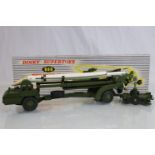Boxed Dinky Supertoys 666 Missile Erector Vehicle with Corporal Missile and Launching Platform