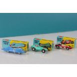 Three boxed Corgi diecast vehicles to include I53A Proteus-Campbell Bluebird Record Car, 154 Ferrari