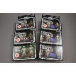 Star Wars - Six boxed Hasbro Special Action Figure Sets to include Endor AT-ST Crew x 1, Death