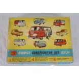 Boxed Corgi Gift Set 24 Constructor Set Commer ¾ Ton Chassis in good condition with some paint