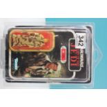 Star Wars - Original carded Kenner Star Wars Return Of The Jedi Han Solo (in trench coat) figure.