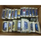 Approximately 46 Boxed Matchbox Diecast Models of Yesteryear in Yellow & Green boxes
