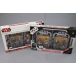 Star Wars - Two boxed Hasbro Commemorative Tin Collection figure sets to include Attack of the