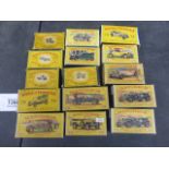 15 Early Diecast Matchbox Models of Yesteryear with "Matchbox" boxes to include; No 2, 6, 7 & 9 plus