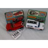 Ten boxed Matchbox Superfast 75 Series diecast vehicles to include 6 Tyrone Malone Superboss, 4 57