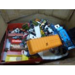 Large collection of mixed models vehicles, both play worn and good condition, many various models