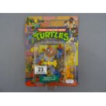 Original carded Playmates Bandai Teenage Mutant Hero Turtles Wingnut & Screwloose figure, unpunched,