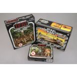 Star Wars - Three boxed Hasbro Kenner Star Wars The Vintage Collection sets to include Ewok Scouts