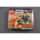 Star Wars - Set of six boxed Lego Star Wars Micro Fighters, all unopened